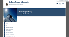 Desktop Screenshot of drpetertemple.com